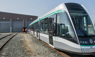 Alstom Citadis tram enters service on line T8 in the Ile-de-France region