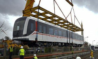 Izmir Metro receives Chinese metro cars